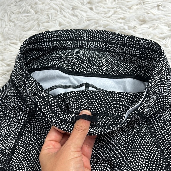 Lululemon Pace Rival High-Rise Crop 22" Velocity Mesh Island Mist Black / Black - Picture 4 of 6